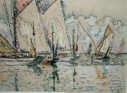 Paul Signac Departure of Three-Masted Boats at Croix-de-Vie china oil painting artist